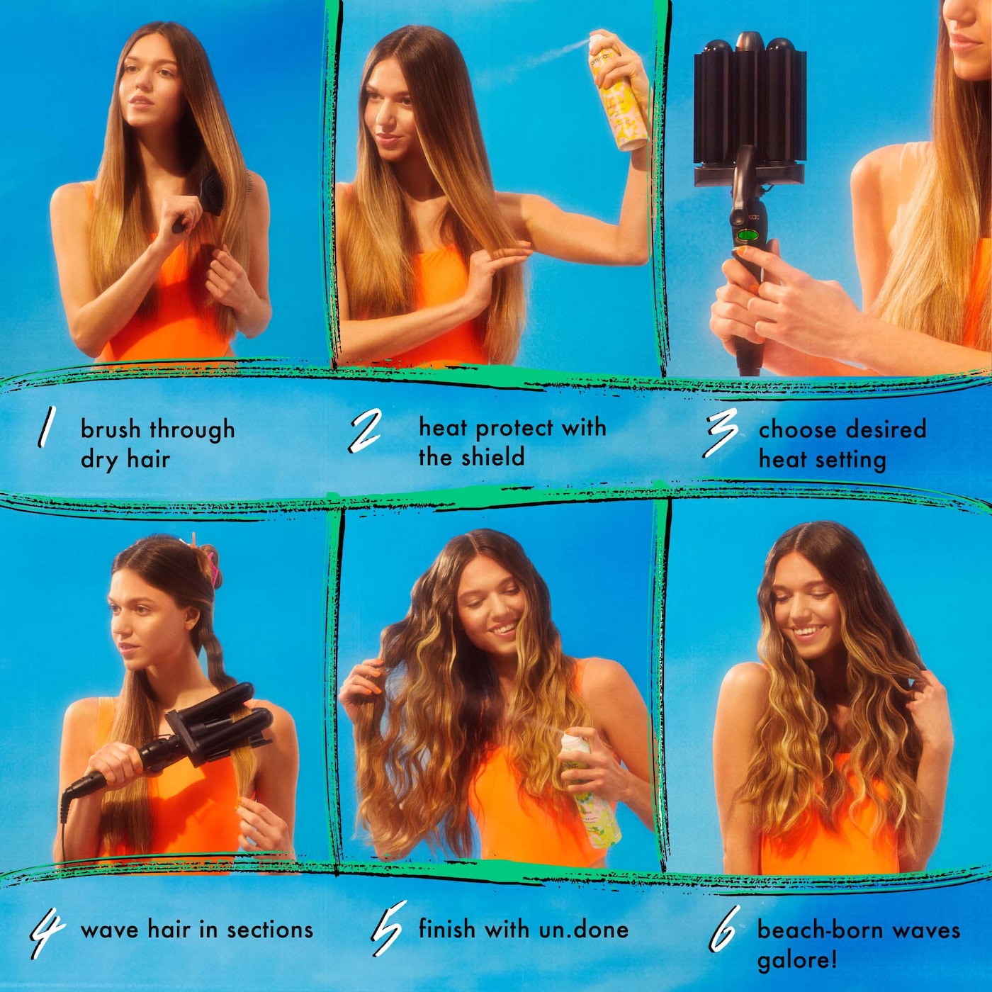 amika High Tide Deep Waver Jumbo 1.25 In.