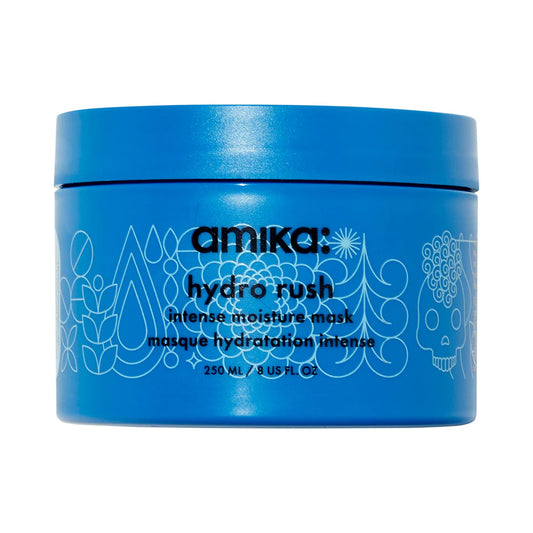 amika Hydro Rush Intense Moisture Hair Mask with Hyaluronic Acid 8 oz